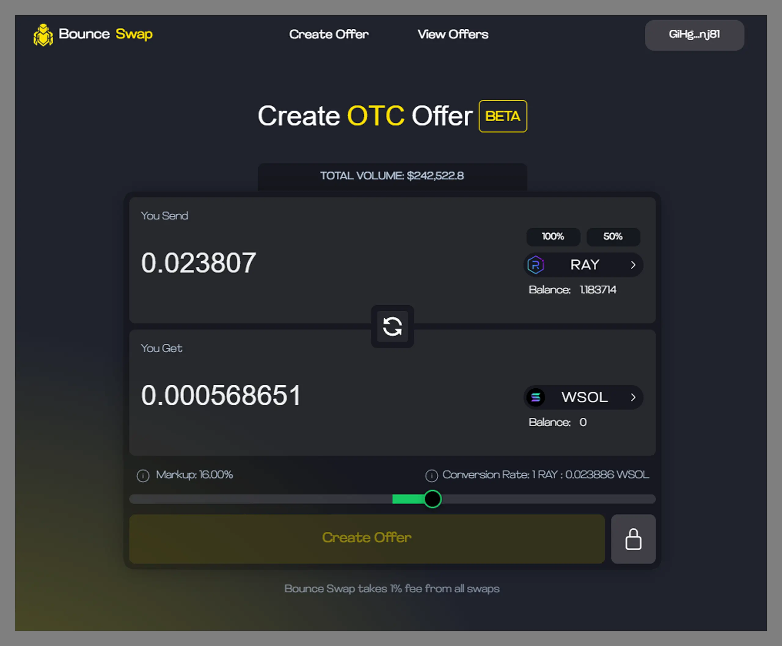 BounceSwap Features